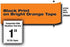 Brother Genuine P-touch TZE-B51 Tape, 1" (0.94") Wide Standard Laminated Tape, Black on Fluorescent Orange, Laminated for Indoor or Outdoor Use, W...