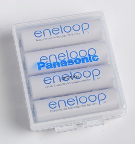 Panasonic BQ-CASE6SA Battery Storage Cases with 4AA or 5AAA Battery Capacity, 6 Pack...