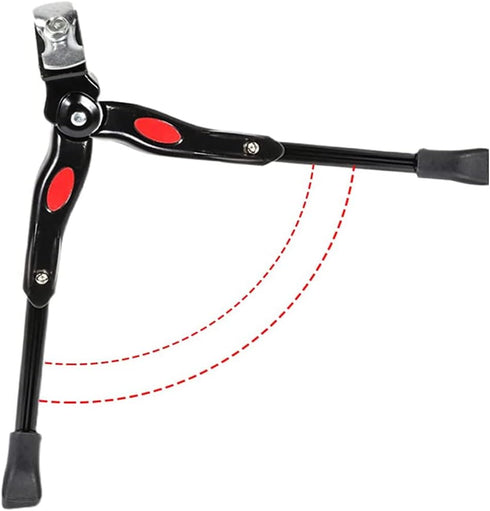 Mesee Bike Kickstand, Adjustable Aluminium Alloy Bicycle Side Support Stand Fit 24'' 26'' Tire Mountain Road Kids Adult Cycling...
