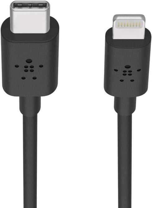 Belkin USB-C to Lightning Cable (4ft Fast Charging iPhone USB-C Cable for iPhone 11, 11 Pro, 11 Pro Max, XS, XS Max, XR, X, MacBook, iPad and more...