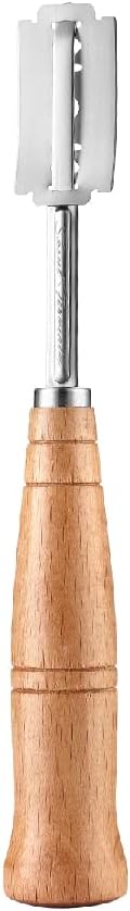 SAINT GERMAIN Premium Hand Crafted Bread Lame for Dough Scoring Knife, Tool Sourdough Slashing with 10 Blades Included Replacement Authentic Leath...