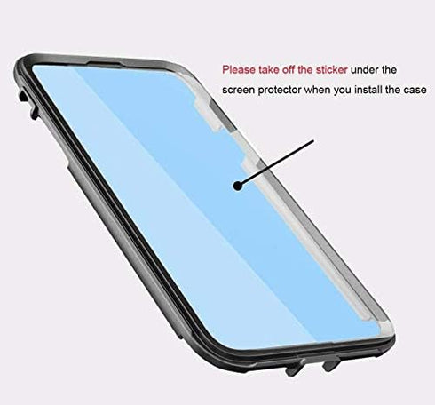 Annymall Heavy Duty Defender Armor Case - Built-in Screen Protector for Samsung Galaxy A20/A30/A50...