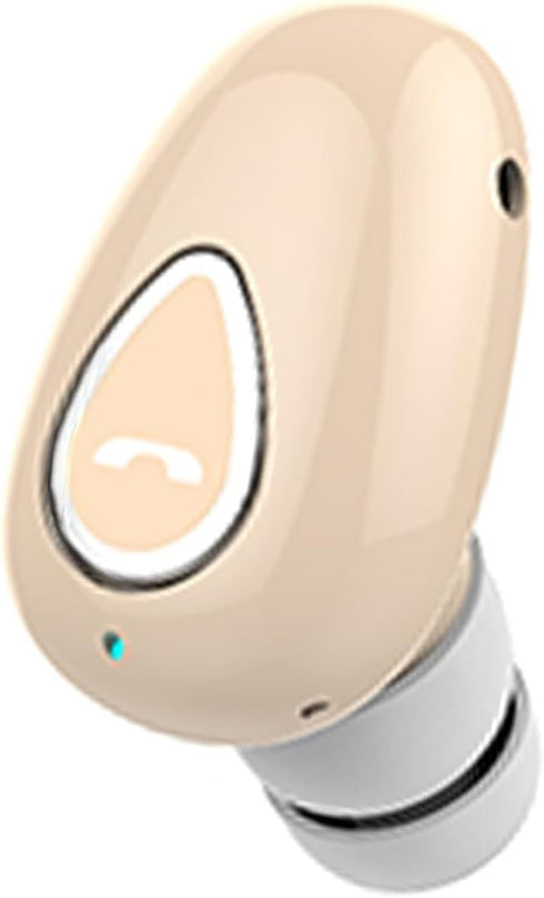 Smallest Single Tiny Mini Invisible Earbud Wireless Bluetooth Earpiece Earplug Discreet Hidden Ear Bud for Work Cell Phone, Small Bluetooth Headse...