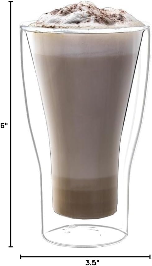 Luigi Bormioli Thermic Latte Macchiato 11.5 Oz. Glass (Set of 2)...