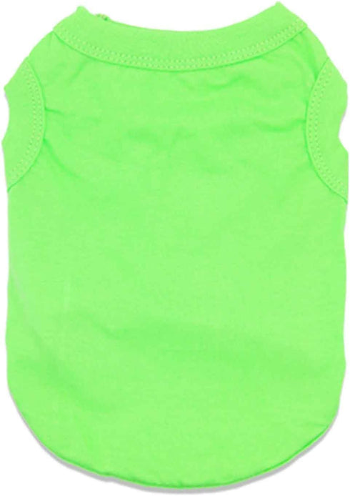 6 Pack Yorkie Clothes Plain Dog T Shirt 100% Cotton Solid Pet Small Puppy Clothes Blank Puppy Tshirt for Boy Dogs Shirts Pet T-Shirt for Small Dog...