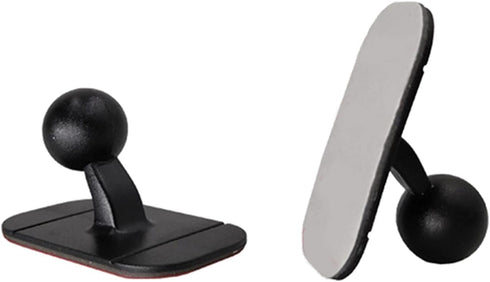 Black Magnetic Phone Holder Rotatable Stand Universal Car Dashboard Cellphone Mount 17mm Ball Head Phone Holder Bracket Base Cellphone Stand Anti-...