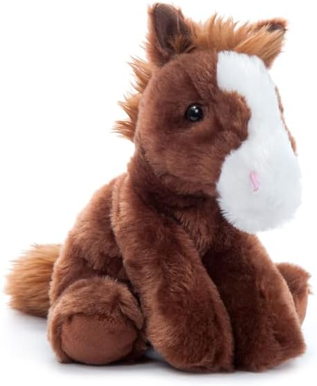The Petting Zoo Floppy Horse Stuffed Animal Plushie, Gifts for Kids, Wild Onez Wildlife Animals, Horse Plush Toy 9 inches...