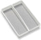 madesmart Premium Antimicrobial Classic Mini Utensil Tray, Soft Grip, Non-Slip Kitchen Drawer Organizer, 2 Compartments, Multi-Purpose Home Organi...