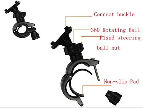 Touch Screen Bike Mount Waterproof Phone GPS Case Bicycle Handlebar Holder Bag for iPhone 16 Plus 15 14 13 Pro Max iPhone 16 Pro XR Samsung Galaxy...