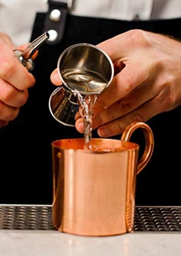 Hudson & Lane Stainless Steel Cocktail Barware Double Measuring Jigger 1 oz x 1.5 oz...
