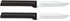 Rada Cutlery Regular Paring Knife (W201), 3.25" Stainless Steel Hollow Ground Blade, Made in USA, Black Handle, Pack of 2...