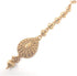 Indian Forehead Traditional Gold Plated Handmade Maang Tika Party Dance Hair Headpiece For Women Girls - Duel On Jewel...