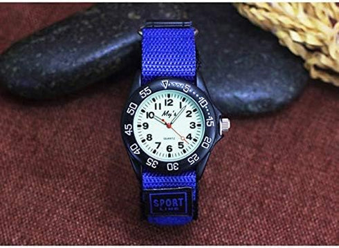 ele ELEOPTION Sport Watch for Men Women Analog Quartz Watch Luminous Military Nylon Strap Hook Loop Wrist Watch Unisex for Teenagers/Students/Adul...
