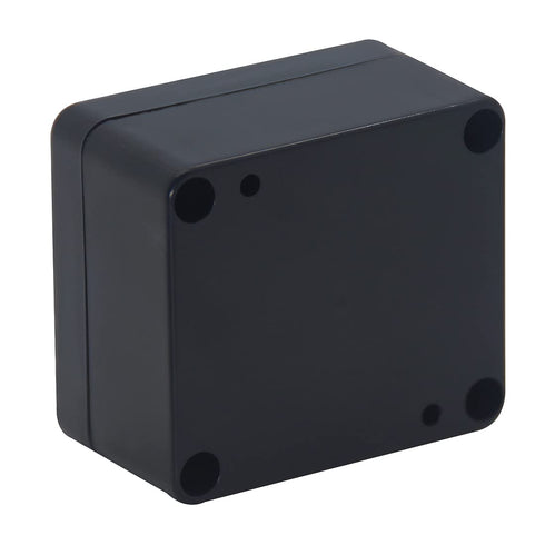 2 Pack Project Box IP65 Waterproof Junction Box ABS Plastic Black Electrical Boxes DIY Electronic Project Case Power Enclosure 2.48"x2.28"x1.38" (...