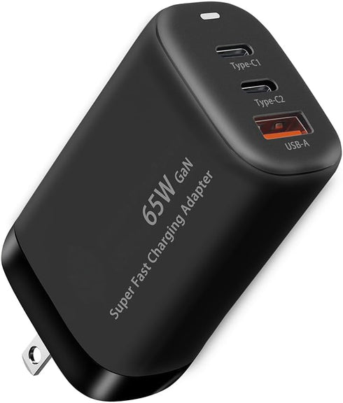 65W USB C Power Adapter,PD 3.0 Type C Charging Block Wall Charger for iPhone 15Pro/ 15Pro Max/ 14/14Pro/13Pro/13 Samsung Switch......