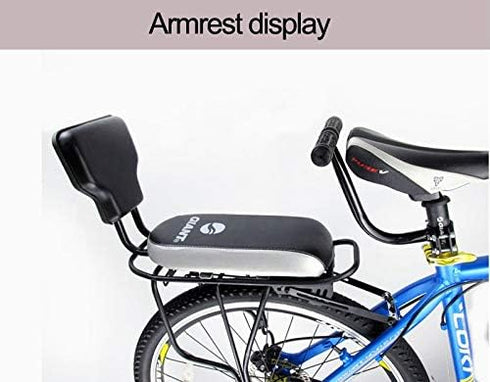 WANLIANG Bicycle Rear seat Handle, Mountain Bike Road Bicycle Handlebar, Bicycle Rear seat armrest Accessories (Bend)...
