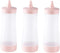 3PCS sauce squeeze bottle oil plastic bottle bbq sauce bottle cooking squeeze bottles small squeeze bottles salad dressing bottles sauce dispenser...