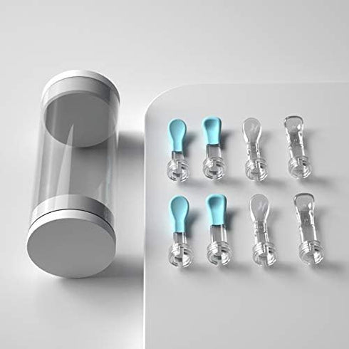 BEBIRD Ear Wax Removal Original Replacement Ear Spoon, 4 Pcs Silicone Ear Spoons, 4 Pcs PC Ear Spoons and 1 Alloy Screw Ring, Great Ear Spoons Acc...