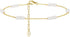 Pearl Beaded Anklets for Women Dainty Simple Gold Chian Boho Ankle Bracelet Beach Summer Foot Jewelry for Womens...