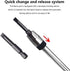 12 inch Length Quick Release Screwdriver Drill Bit Holder Extension Bar 1/4" Hex Shank Quick Change Extension Rod Socket for Screws Nuts Drill Han...