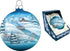 G. Debrekht Winter Village Glass Ball Ornament, 3.5"...