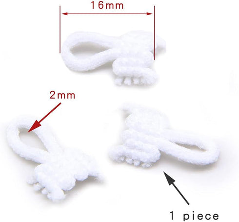 1 Pack 2 Meters Elastic Button Loop and 300pcs buttons for Snowsuit Hat Fur Collar Sewing Accessories DIY...