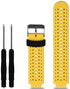 1PC Replacement Silicone Bands with 2PCS Pin Removal Tools for Garmin Forerunner 220/230/235/620/630/735XT (No Tracker, Replacement Bands Only)...