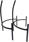 2 Pack 8 inch Metal Display Stands Black Iron Easel for Plate Stand Plate Holder Display Stands for Picture, Decorative Plate, Book, Photo Easel, ...