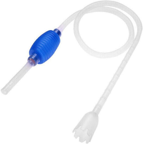 Aquarium Fish Tank Gravel Cleaner Large Syphon Vacuum Water Changer Siphon Hose...