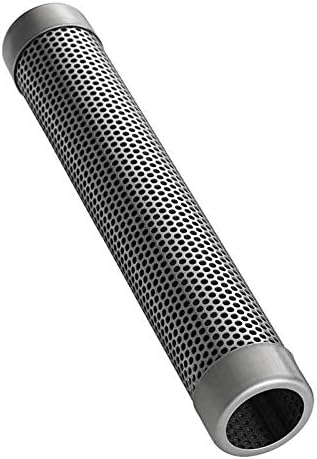 Dependable Industries Inc. Essentials Stainless Steel BBQ Grill Smoker Tube for Wood Pellet Pipe Smoking Meat Box 12" Long Cylinder...