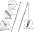 BetyBedy 7 Pcs Ear Pick, Ear Cleansing Tool Set, Ear Curette Earwax Removal Kit with a Small Cleaning Brush and Storage Box, Silver...