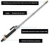 Power Washer Hydro Jet Power Cleaning Tool, Extra Long Extendable Garden Sprayer Wand, Gutter Cleaner, Pet Window Cleaning Tool (black)...
