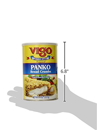 Vigo Italian Style Seasoned Panko Bread Crumbs, 8 Ounce...