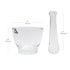 Apothecary Products Mortar and Pestle Bowl, Mixer and Grinder for Medicine, Glass (2 oz)...