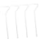 4pcs Glass Coating Rod Cell Accessories Difusser Laboratory Stirring Rod Laboratory Spreading Wide Spreading Cell Spreading Labs Rod Tool Glass Ro...