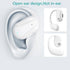 Single Open Ear Headphone, Wireless Bluetooth Earpiece for Powerful Sound, 16H Playtime Bluetooth 5.2 Wireless Earbud,Waterproof Headset with Earh...