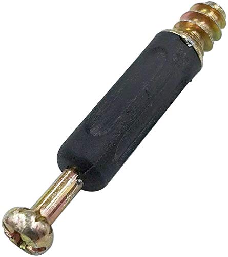 50 Sets Furniture Connecting Cam Lock Fittings with Dowel Cam Lock Connectors Furniture Fastener Screws Nut for Wardrobe and Cabinet...