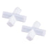MECCANIXITY Magnetic Stirrer Mixer Stir Bar Rod 30mm(1.18") Cross Shape Coating Magnet White for Laboratory 2Pcs...