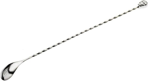 Barfly 13-Inch Bar Spoon, Sugar Skull End...