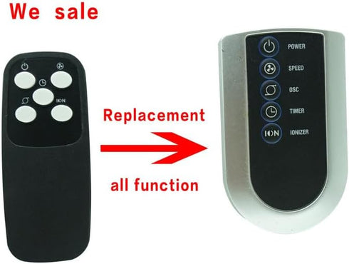 HCDZ Replacement Remote Control for Lasko 4824 2559 2554 2551 2033666D 2033666C 2033666 2651 2654 2505 Portable Electric Oscillating Xtra Air Towe...