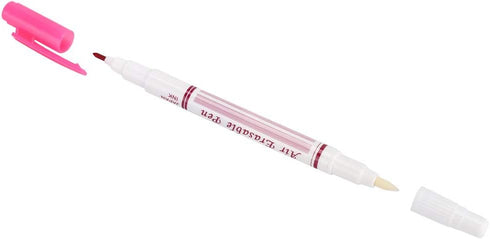 3Pcs Fabric Marker Pen, Double Head Water Erasable Pen for Sewing Art DIY Tracing Embroidery Supplies...