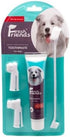 FRESH FRIENDS Enzymatic Dog Tooth Brushing Kit | Dog Toothbrush and Toothpaste | Puppy Tooth Brushing Kit | Dog Teeth Cleaning Kit | Improves Gum ...
