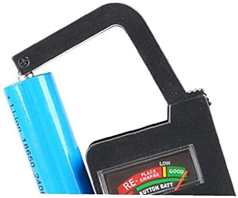 1Pc Black Practical1pc Bt-860 Battery Tester Checker Battery Volt Tester Monitor for 9v 1.5v Button Cell ?Electrical Equipment?Tools and Home Impr...