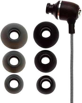 Symphonized Bling Premium Genuine Wood in-Ear Noise-isolating Headphones with Mic and Nylon Cable (Gray)...