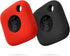 Geiomoo Silicone Case for Tile Mate 2024, Tile Mate 2022, Soft Scratch Resistant Cover with Carabiner (2 Pack Black+Red)...