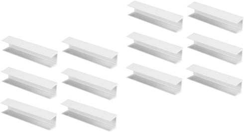 12 Pcs Safety Door Reinforcement Slot Baby Gate Reinforcement Stair Reinforcement Downstair Parts Tools for Kids Fence Reinforcement Groove Child ...