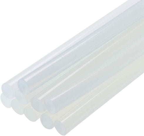 uxcell Mini Hot Glue Gun Sticks 12-inch x 0.44-inch for Glue Guns, Clear 10pcs...