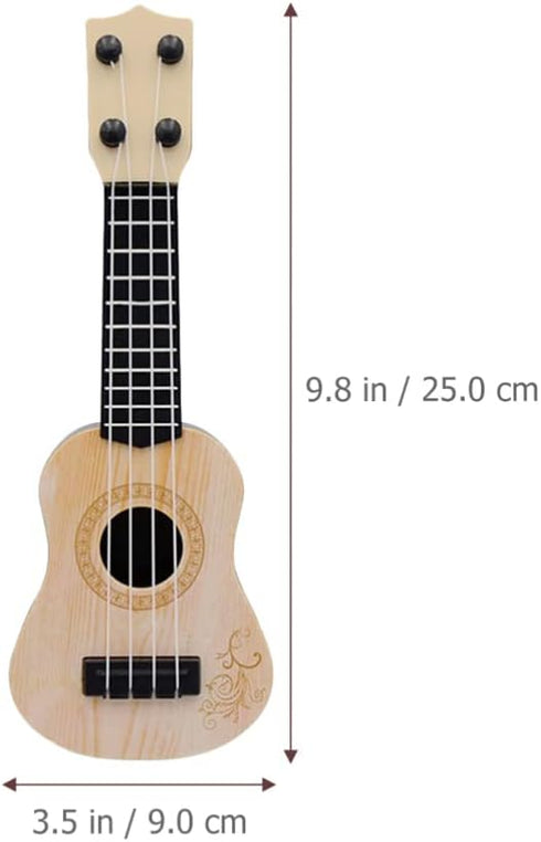Kisangel 1pc Kids Toy Guitar Ukulele Guitar Musical Instrument Ukulele Musical Toy for Boys and Girls(Beige)...