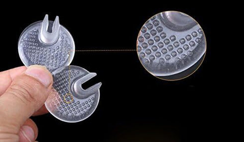 3Pairs Soft Silicone Flip Gel Cushions Pad Toe Protectors for Thong Sandal Flip Flop Gel Inserts Guards Insoles Shoes Grip Pads (Style 2)...