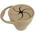 BraveJusticeKidsCo. | Snack Attack Cup | Collapsible Silicone Container | Toddler and Baby Catcher Lid (Warm Sand)...